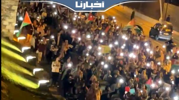 مغاربة سبتة المحتلة يخرجون في مظاهرات حاشدة تضامناً مع الشعب الفلـ.ـسطـ.ـيني